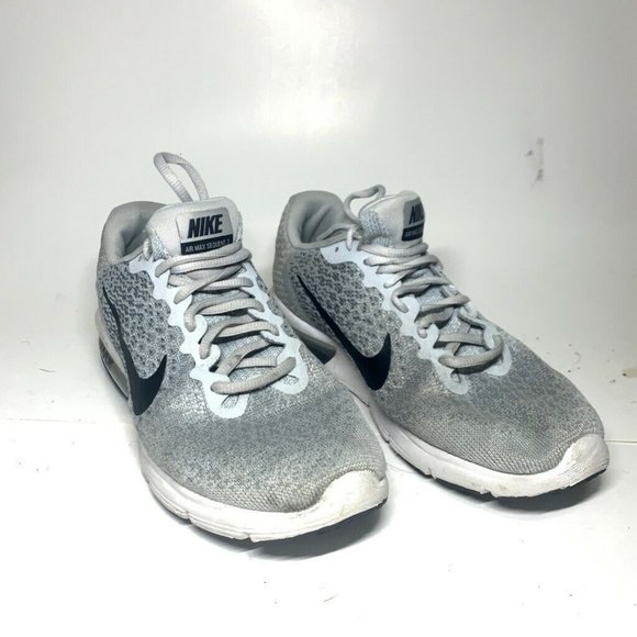 Nike Mens Air Max Sequent 2 Running Shoes Gray Low